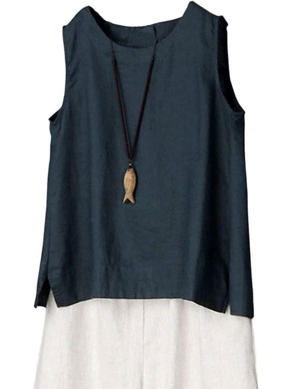Linen Sleeveless Tank Tops for Women - Lightweight Summer Shirts, Casual Style